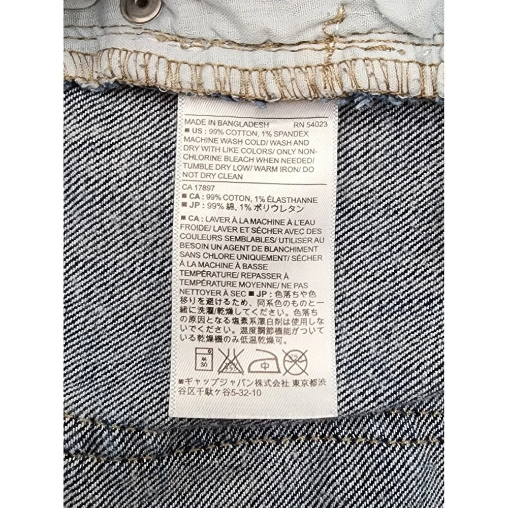 BANANA REPUBLIC 32 X14 DARK WASH AUTHENTIC JEANS WOMENS STRETCH‎ STRAIGHT FIT